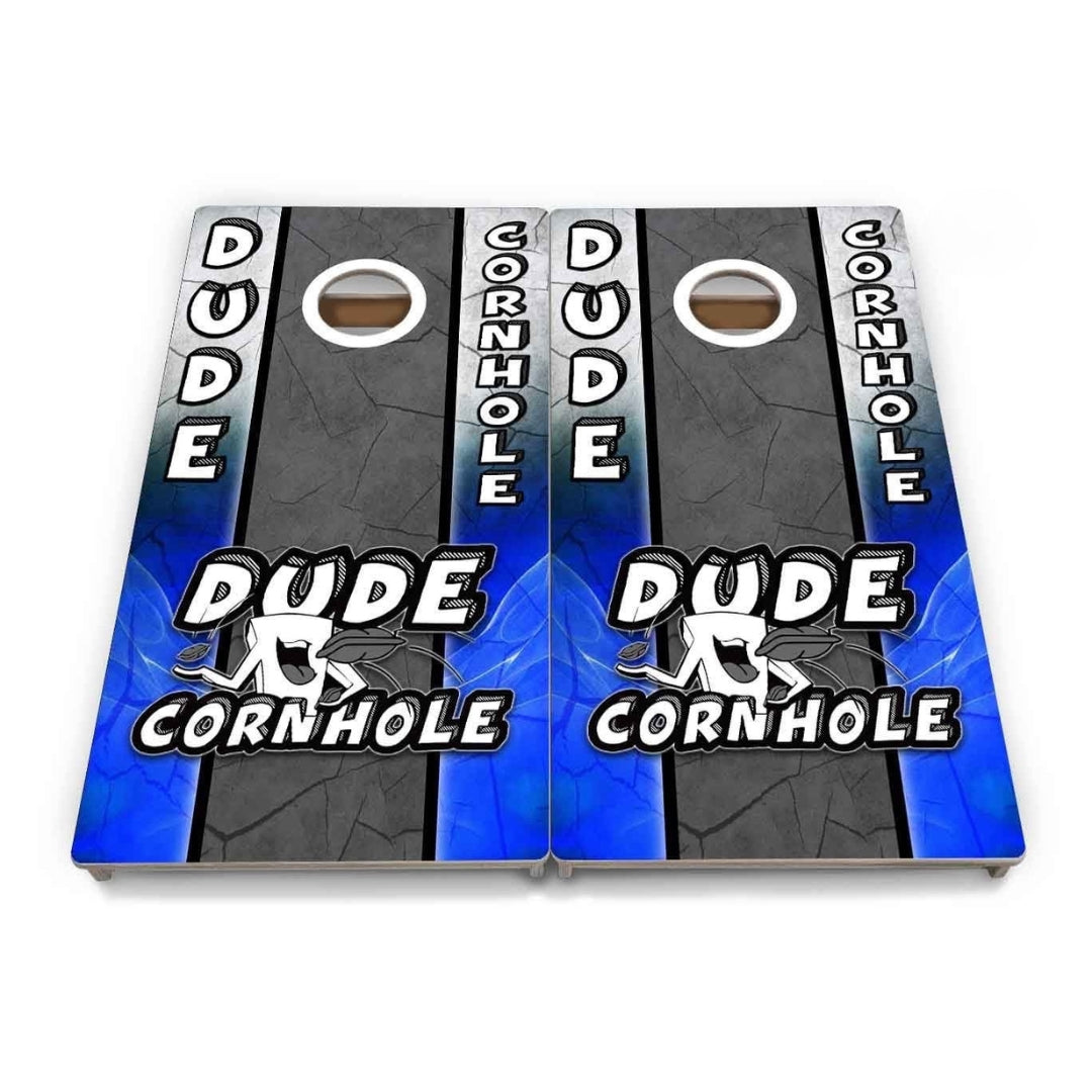 Blue DC Logo Cornhole Boards - Profesional Tournament Series