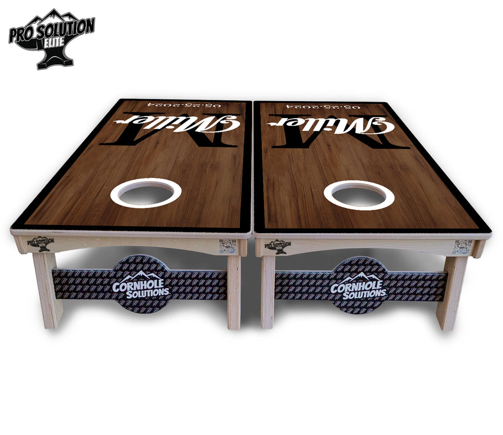 Wedding Letter Name Cornhole Boards - Pro Solution Elite Series