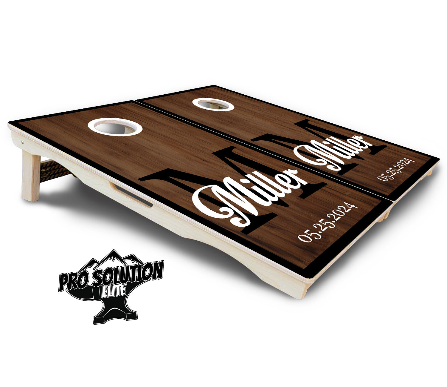 Wedding Letter Name Cornhole Boards - Pro Solution Elite Series