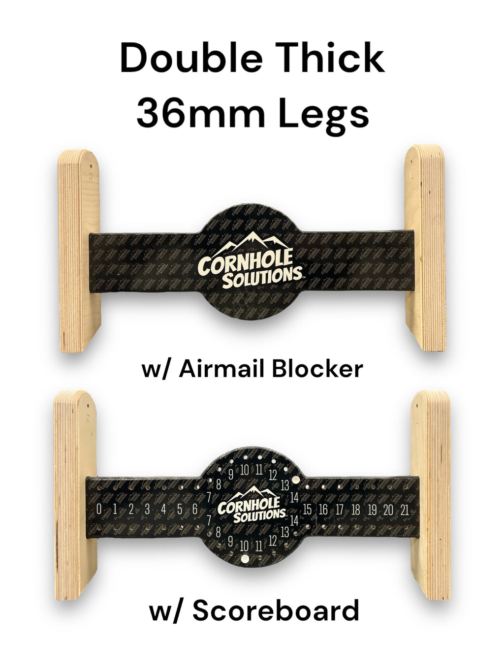Team Color Triangle Cornhole Boards - Pro Solution Elite Series