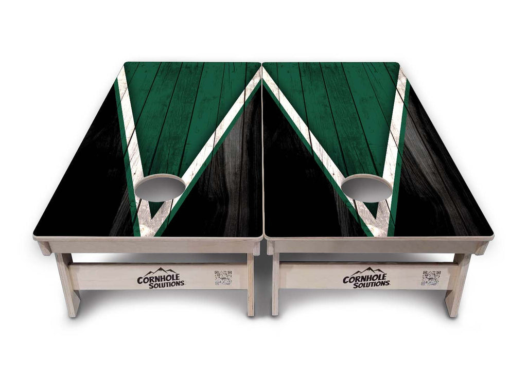 Team Color Triangle Cornhole Boards - Professional Tournament Series