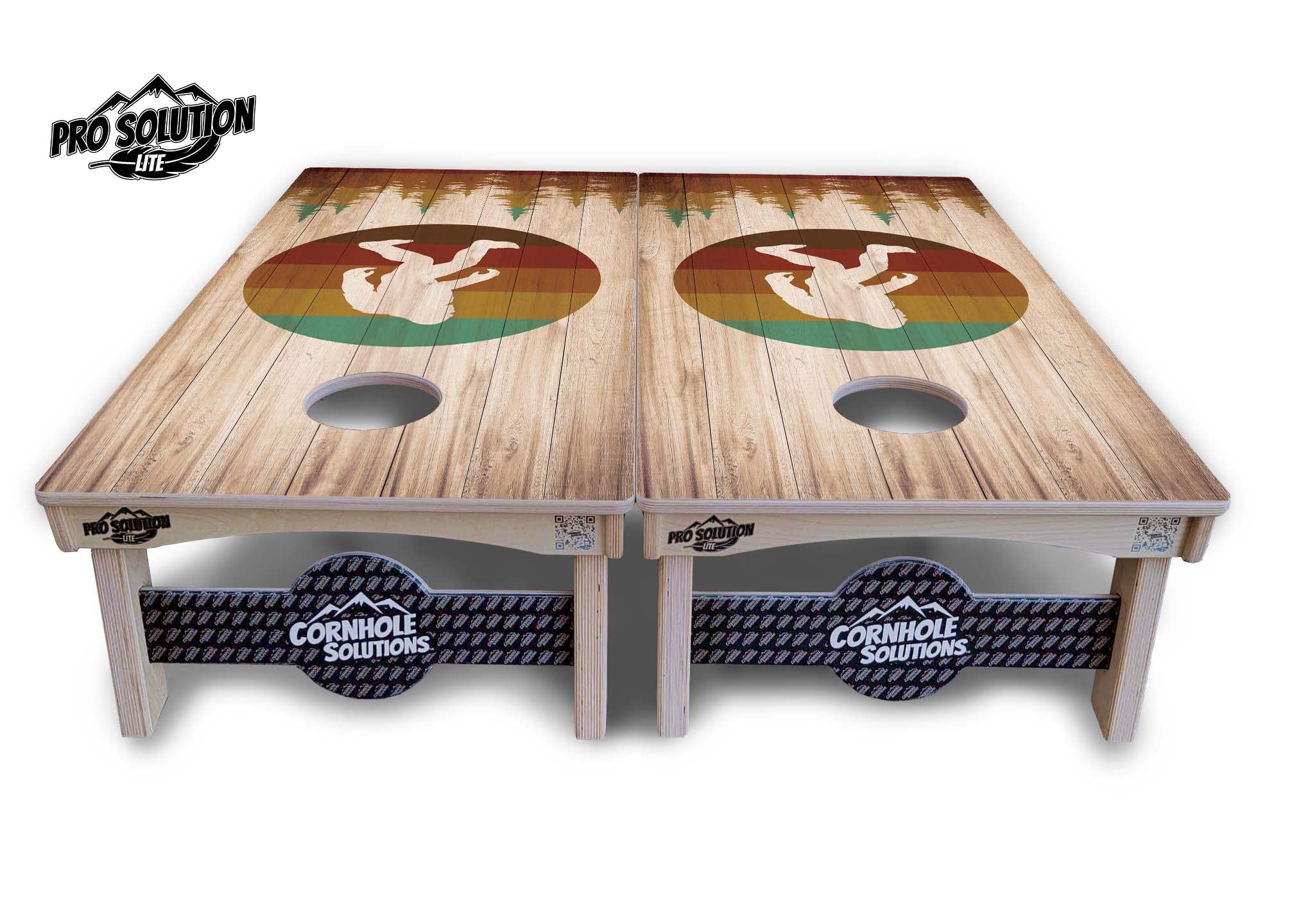 Bigfoot Circle Cornhole Boards - Pro Solution Lite Series