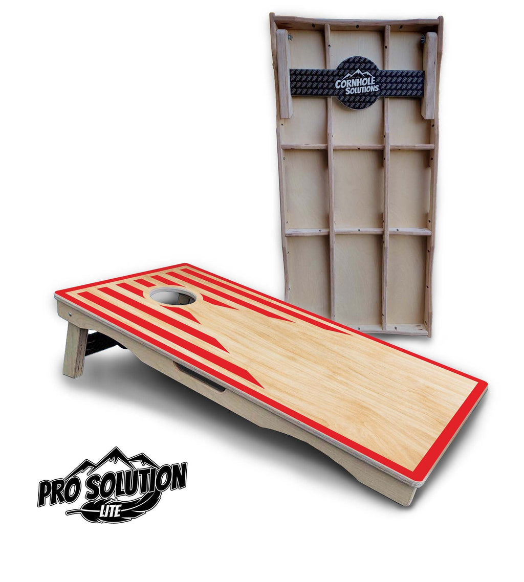 Stars & Stripes Keyhole Cornhole Boards - Pro Solution Lite Series