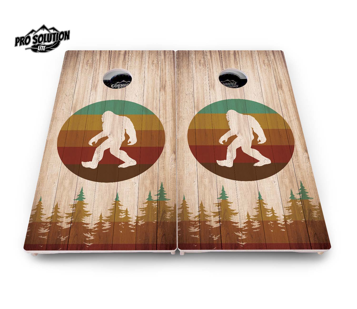 Bigfoot Circle Cornhole Boards - Pro Solution Lite Series