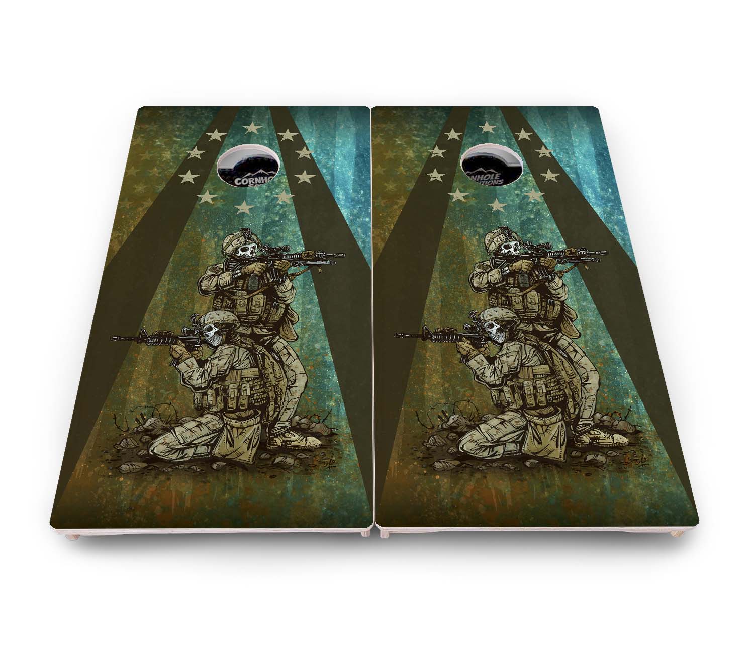 Artist Series Cornhole Boards - Pro Solution Lite Series