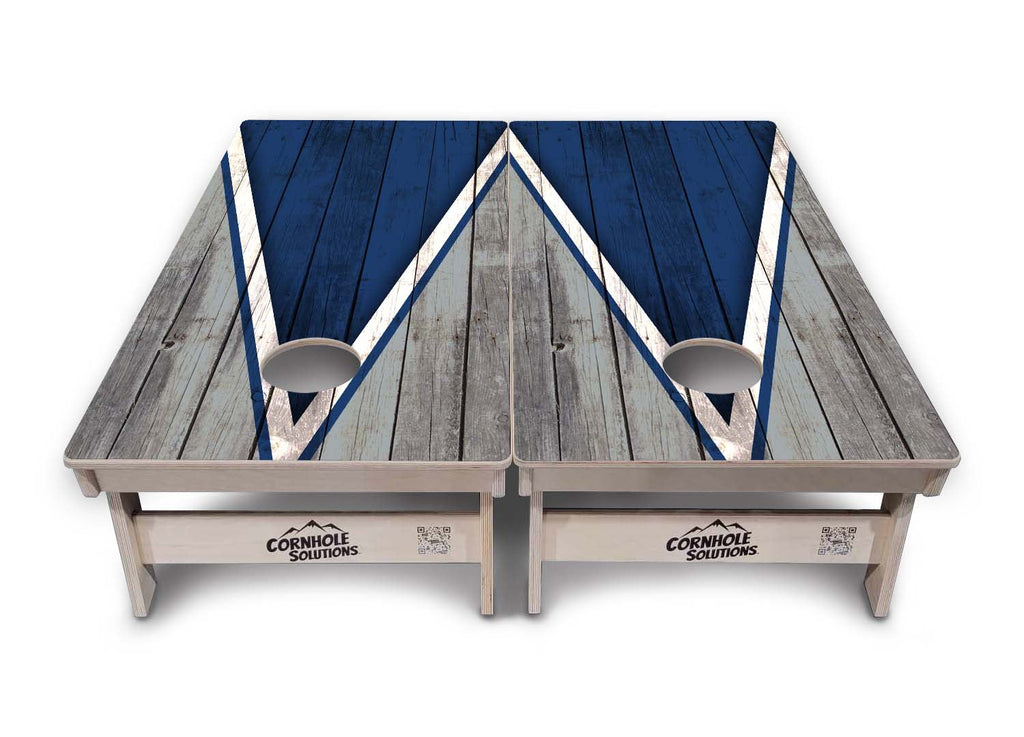Team Color Triangle Cornhole Boards - Professional Tournament Series