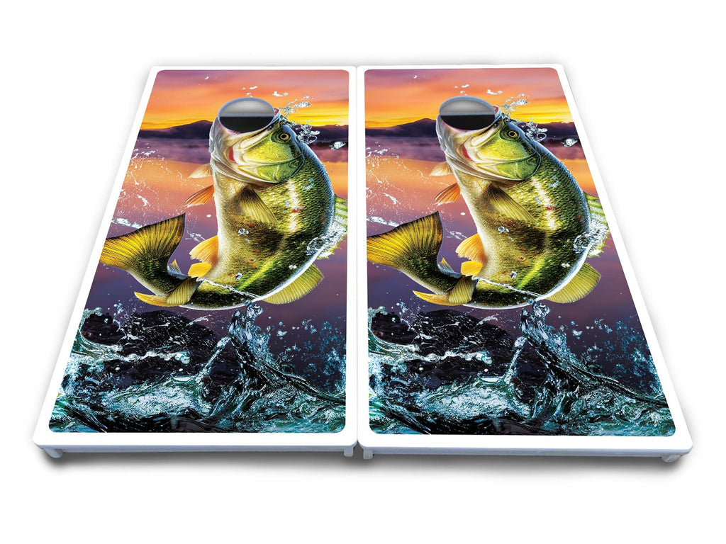 Basshole Fish Cornhole Boards - All Weather Series