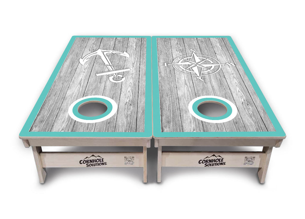 Anchor & Compass Cornhole Boards - Professional Tournament Series