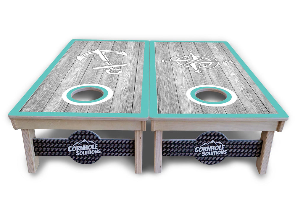 Anchor & Compass Cornhole Boards - Professional Tournament Series