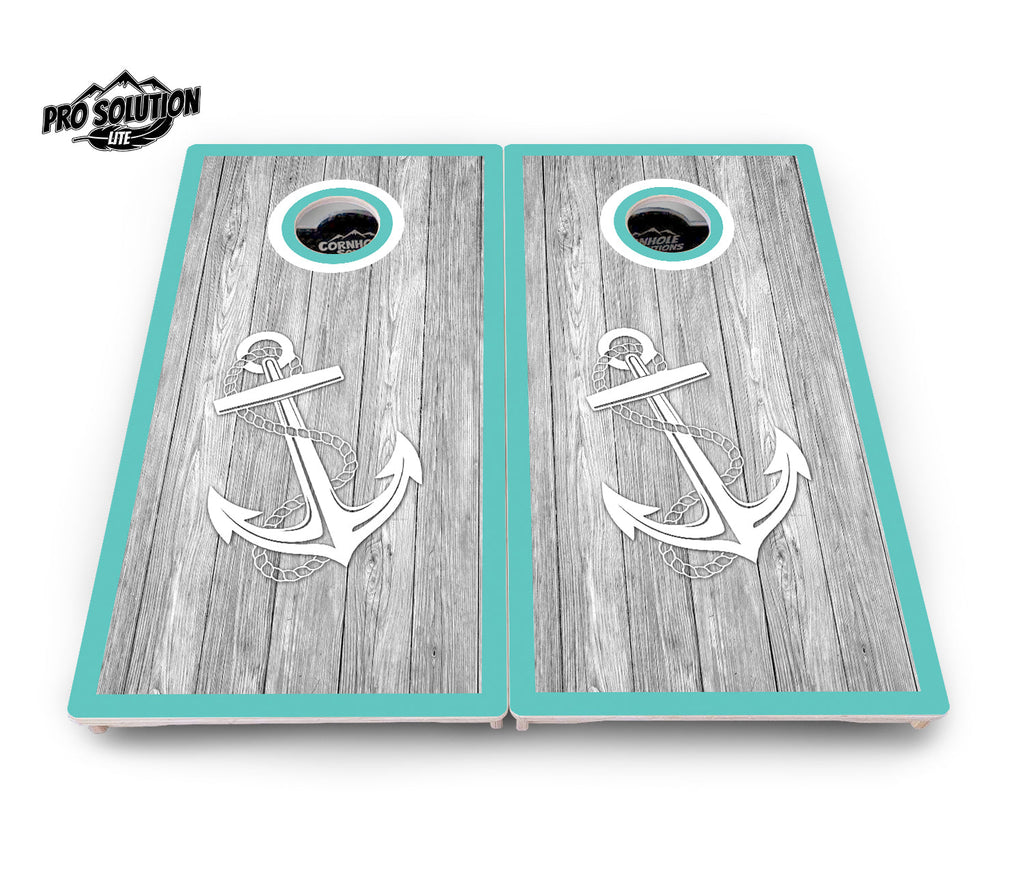 Anchor & Compass Cornhole Boards - Pro Solution Lite Series