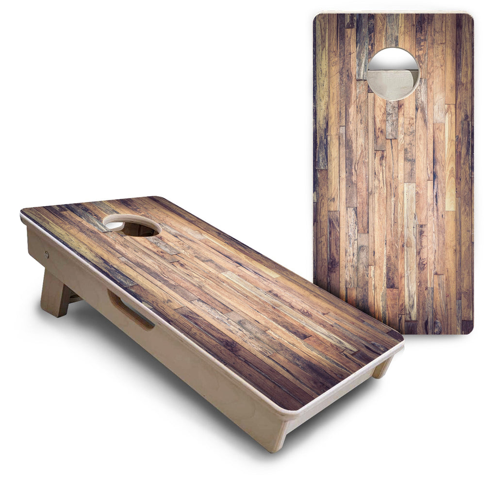 Barnwood Planks - Mini or Vacation Sized Cornhole Boards