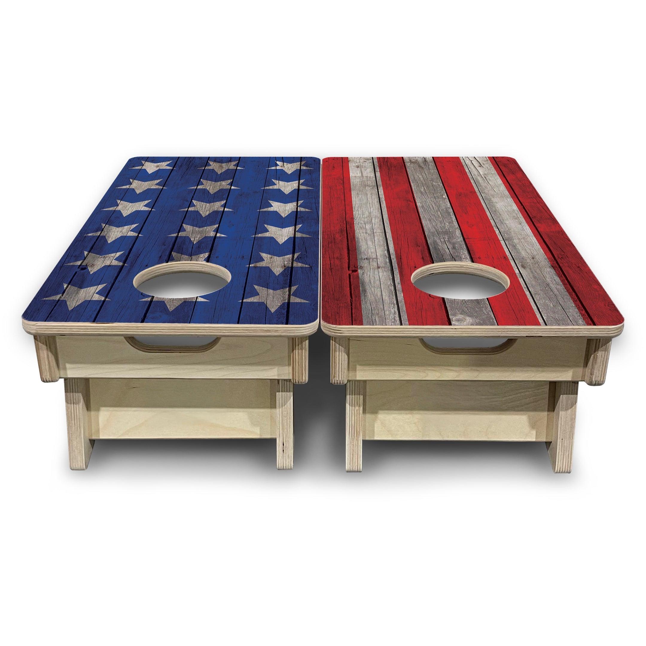 Large Stars & Stripes - Mini or Vacation Size Cornhole Boards