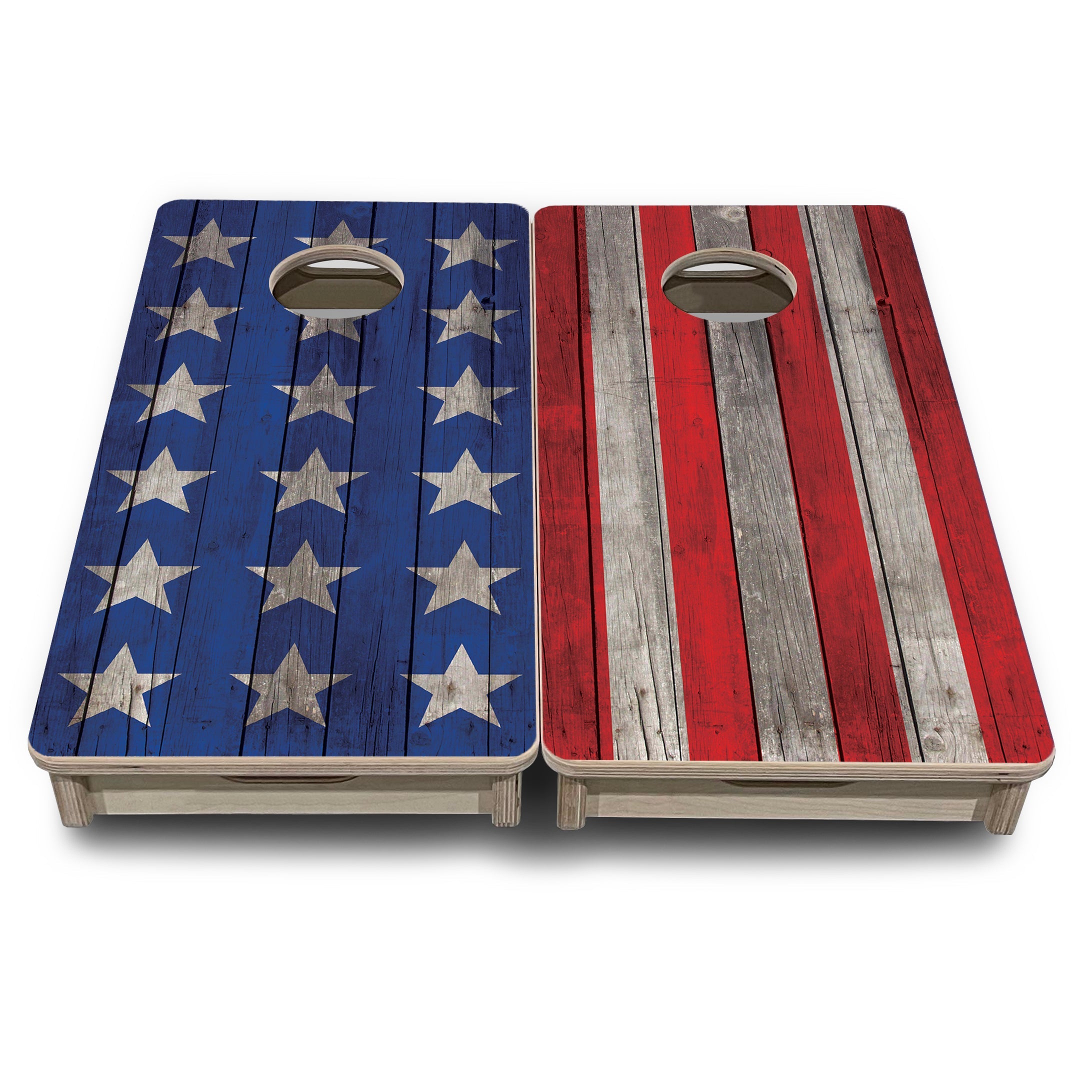 Large Stars & Stripes - Mini or Vacation Size Cornhole Boards