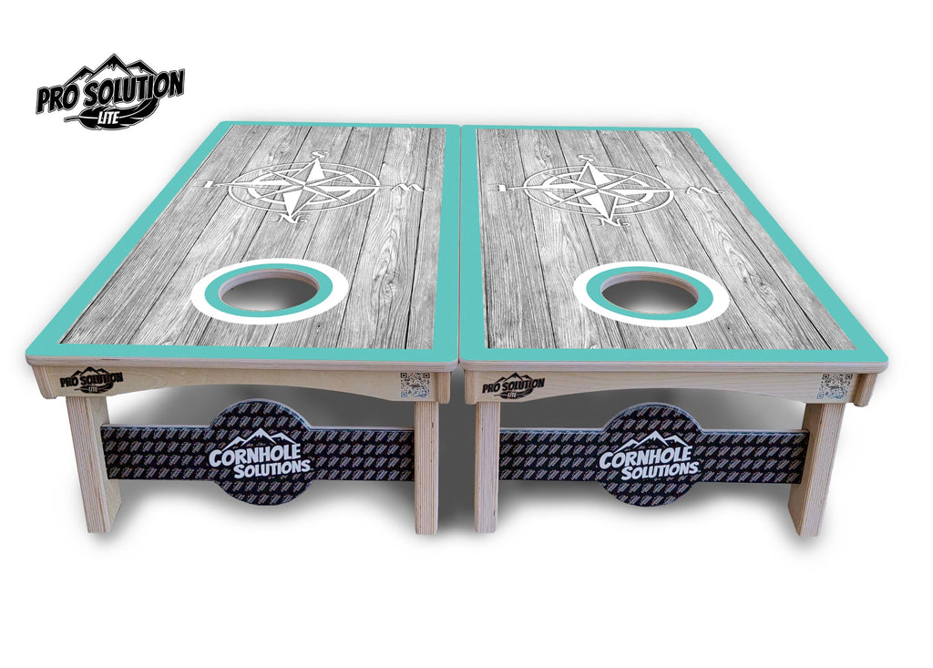 Anchor & Compass Cornhole Boards - Pro Solution Lite Series