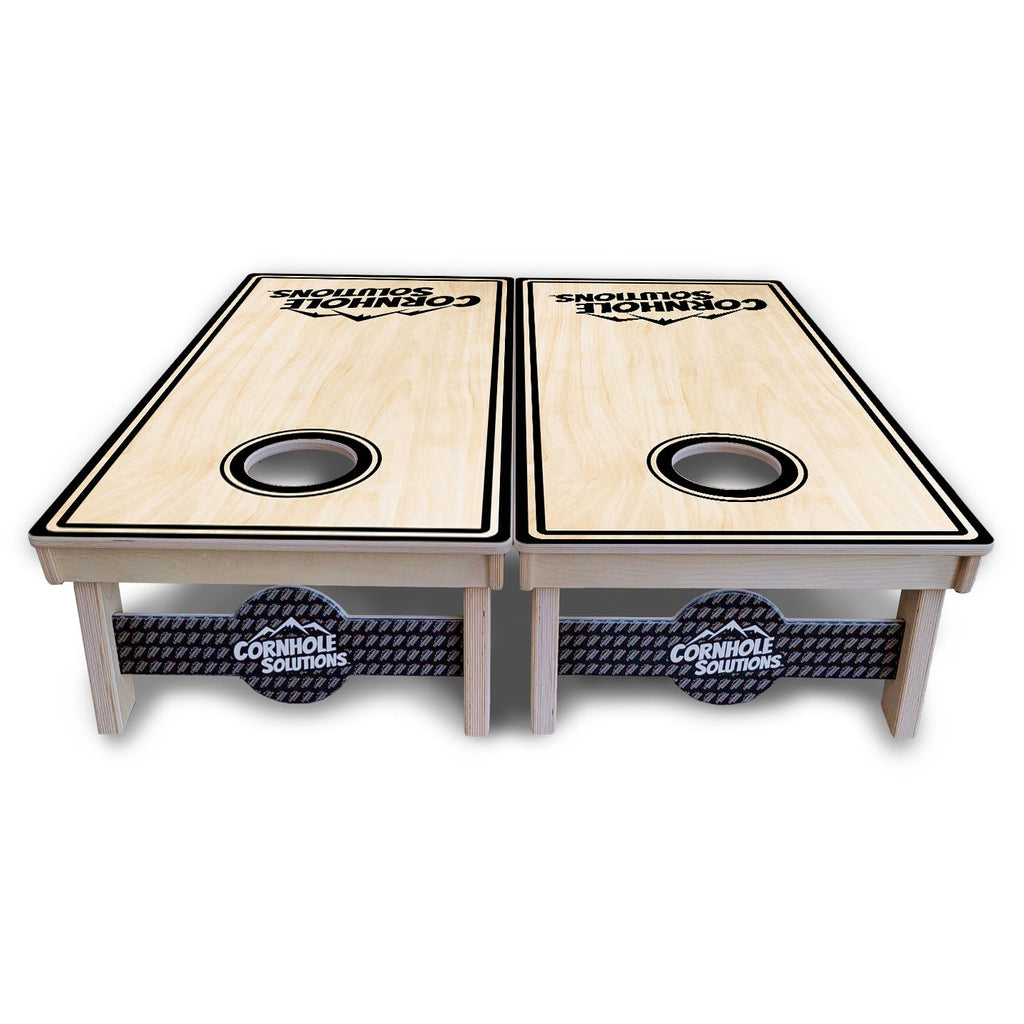 Pinstripe CS Logo Cornhole Boards - Professional Tournament Series