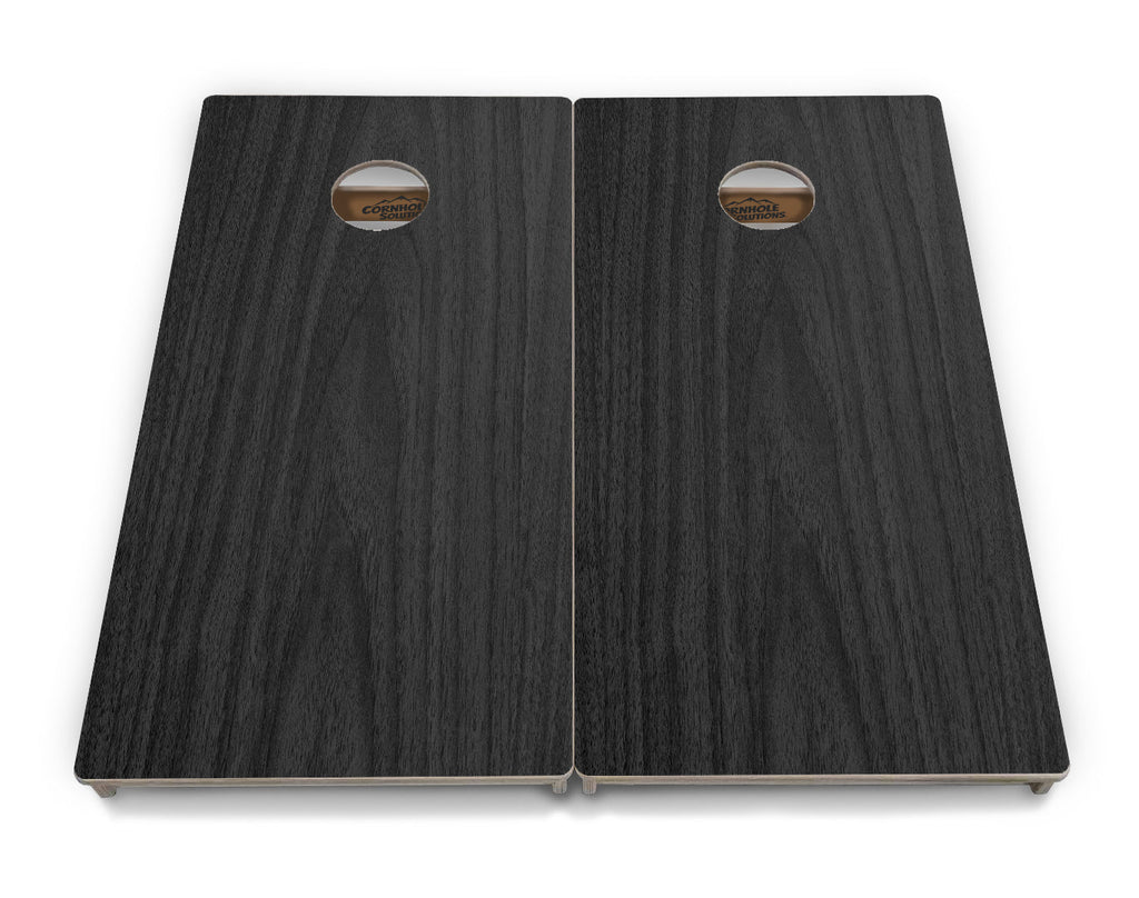 Dark Grey Wood Cornhole Boards - Professional Tournament Series