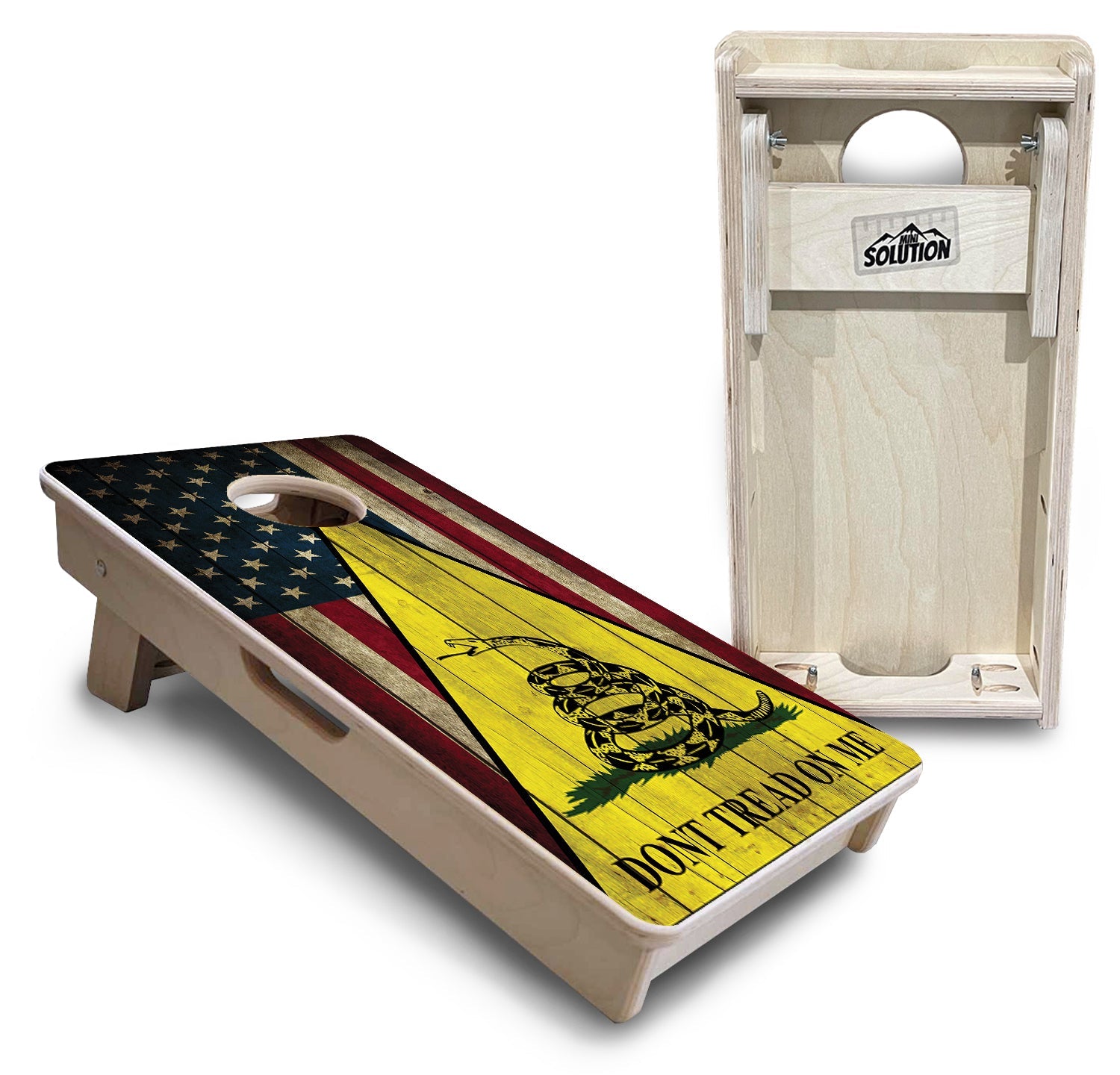 DTOM Rustic Triangle - Mini or Vacation Size Cornhole Boards