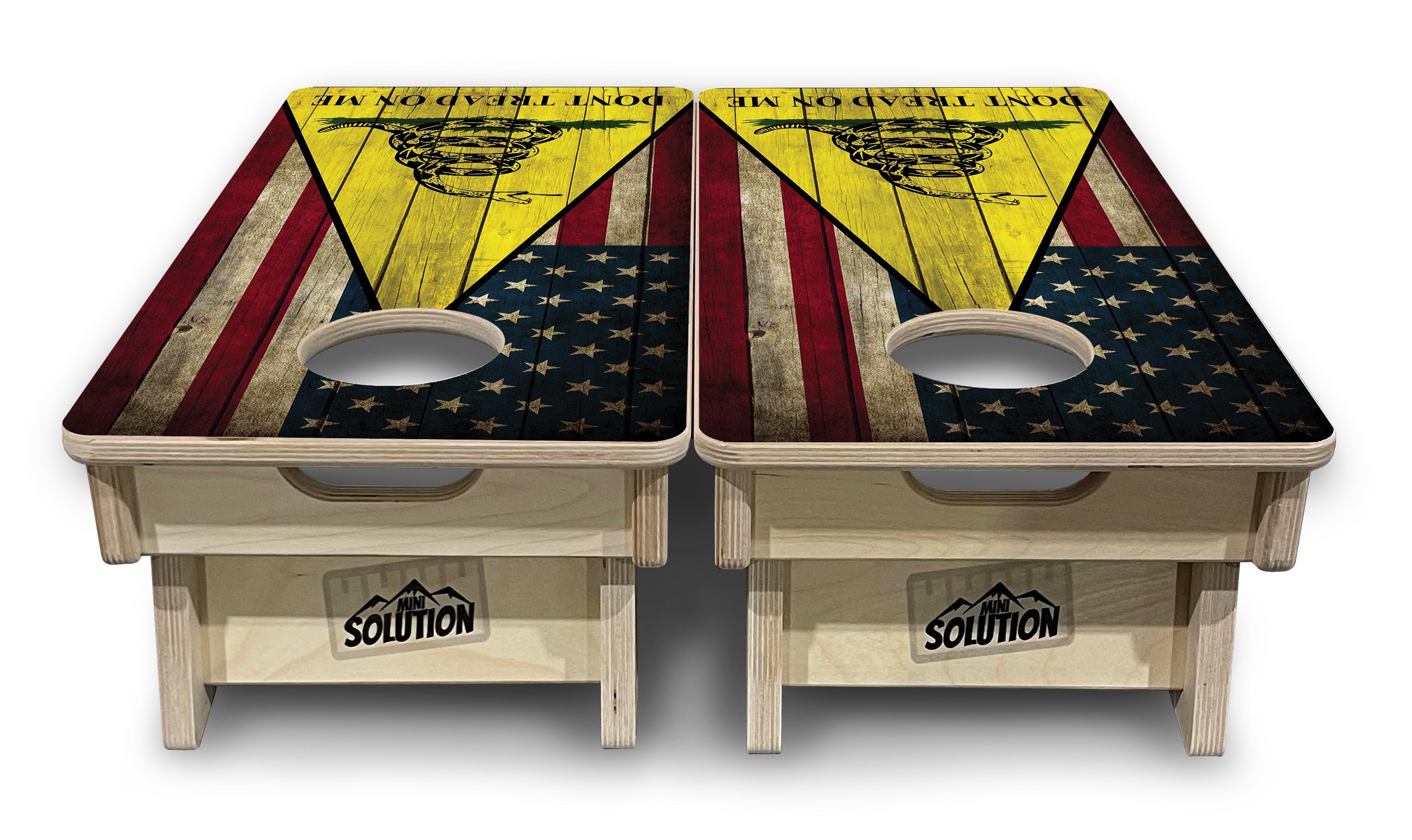 DTOM Rustic Triangle - Mini or Vacation Size Cornhole Boards