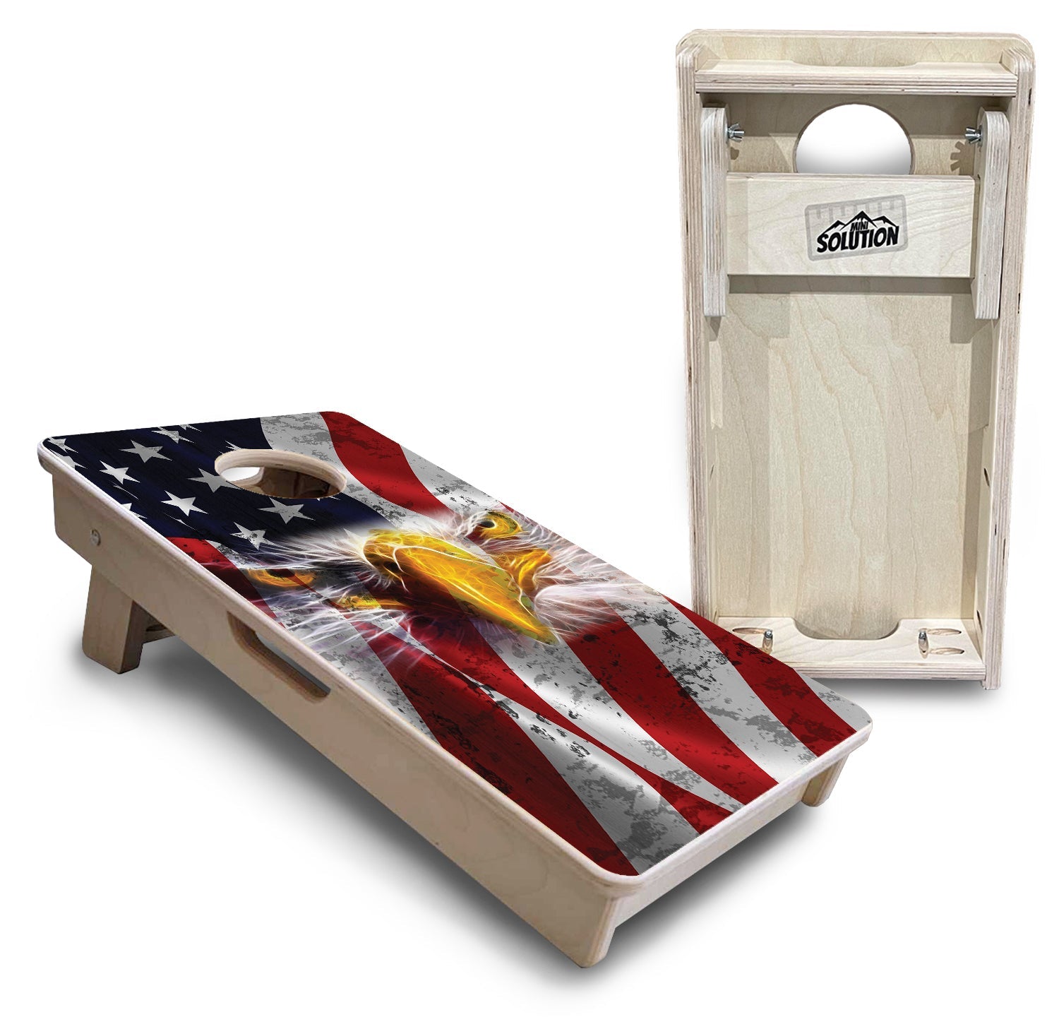 Electric Eagle Design - Mini or Vacation Size Cornhole Boards