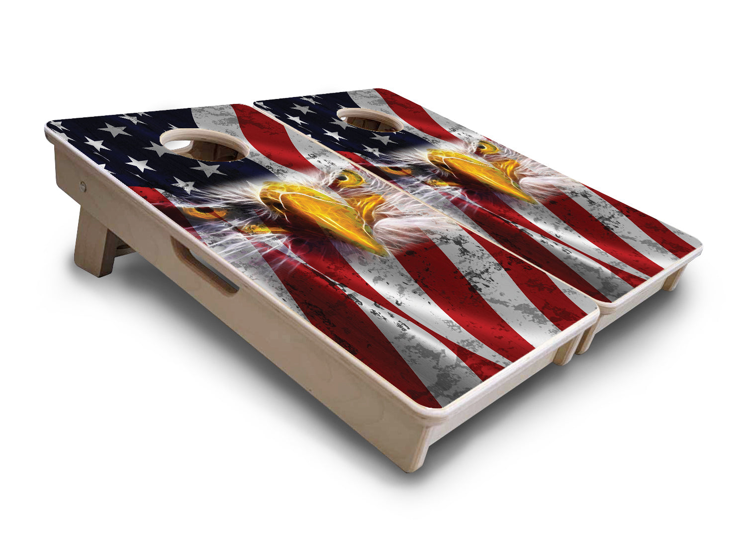 Electric Eagle Design - Mini or Vacation Size Cornhole Boards