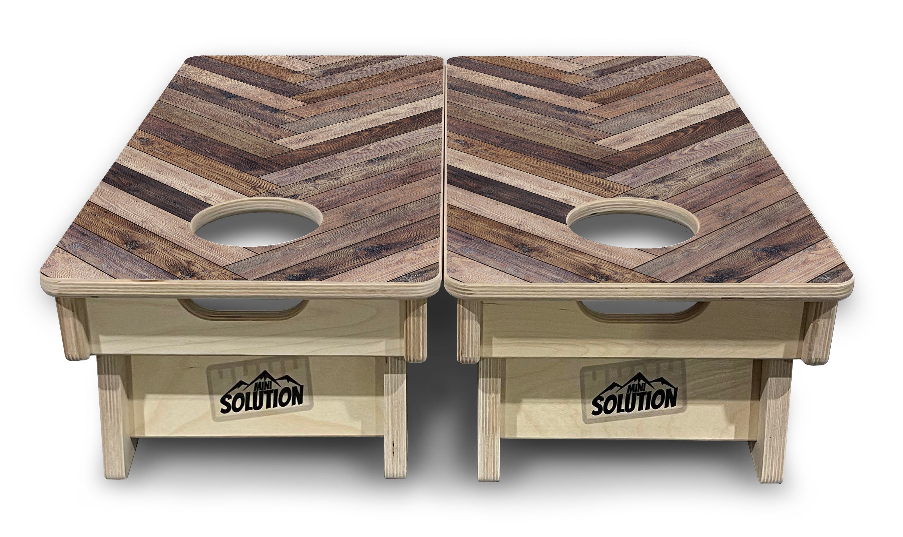 Herringbone - Mini or Vacation Size Cornhole Boards