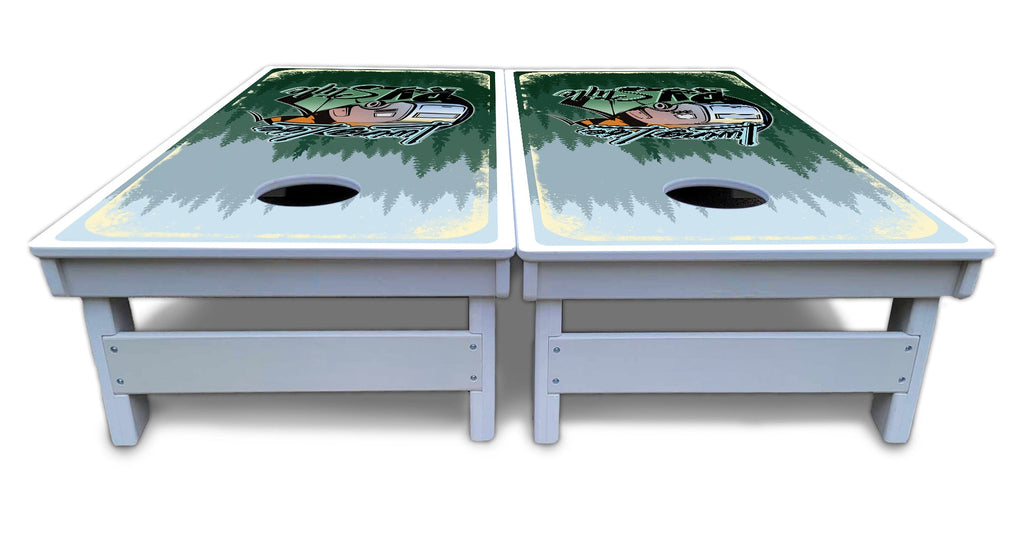 Living Life RV Style Cornhole Boards - All Weather Series