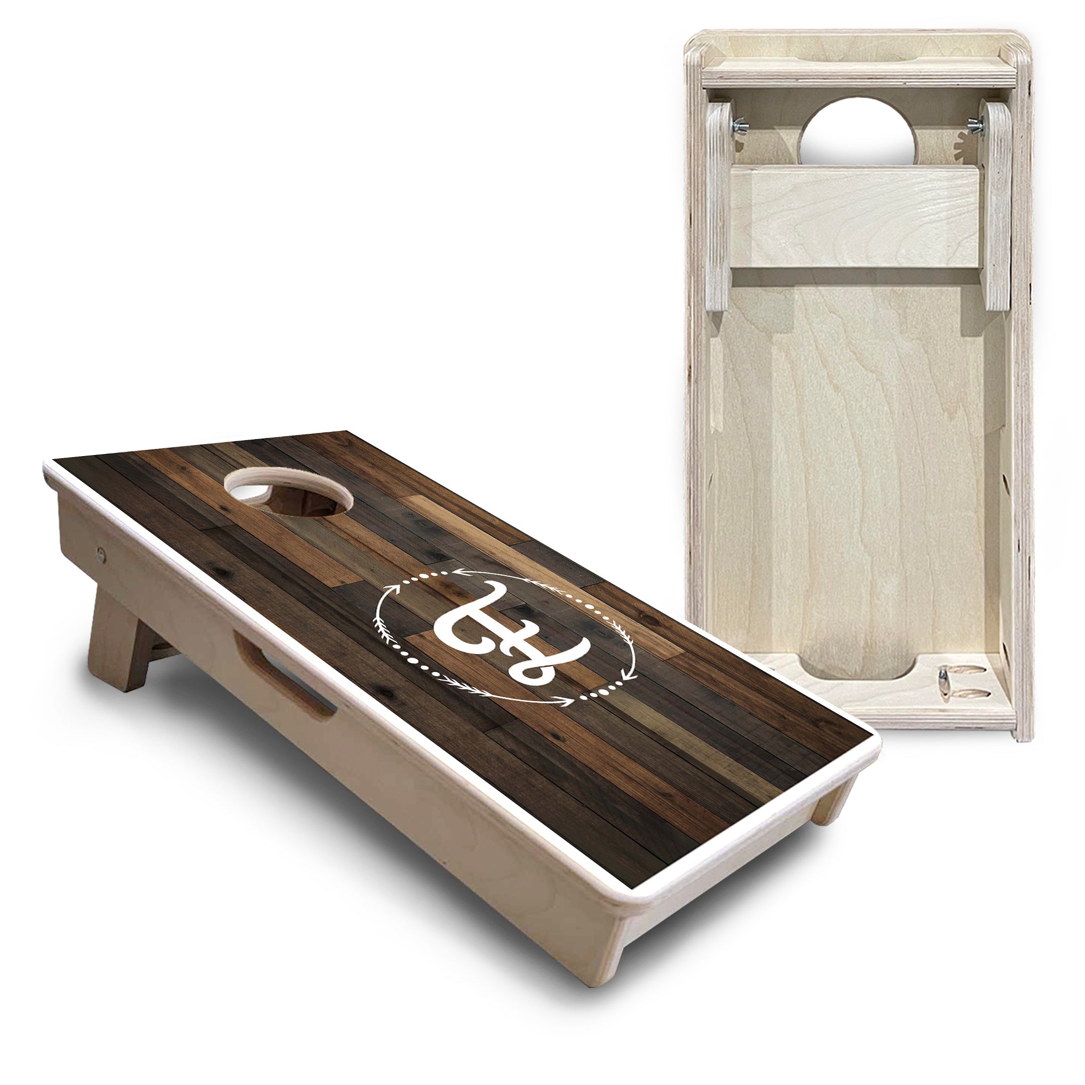 Wood Wreath Letter - Mini or Vacation Size Cornhole Boards