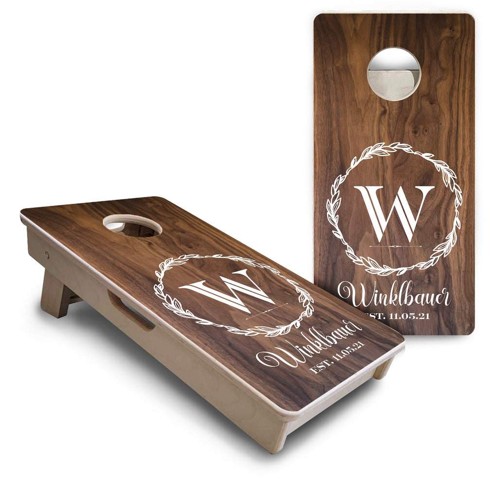 Wreath - Mini or Vacation Size Cornhole Boards