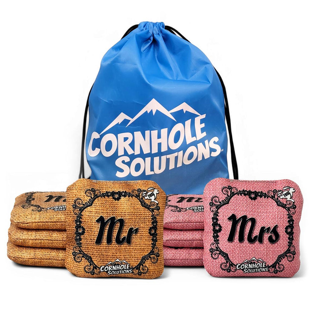 Wedding Rec Cornhole Bags – Set of 8 (Mr. & Mrs.)