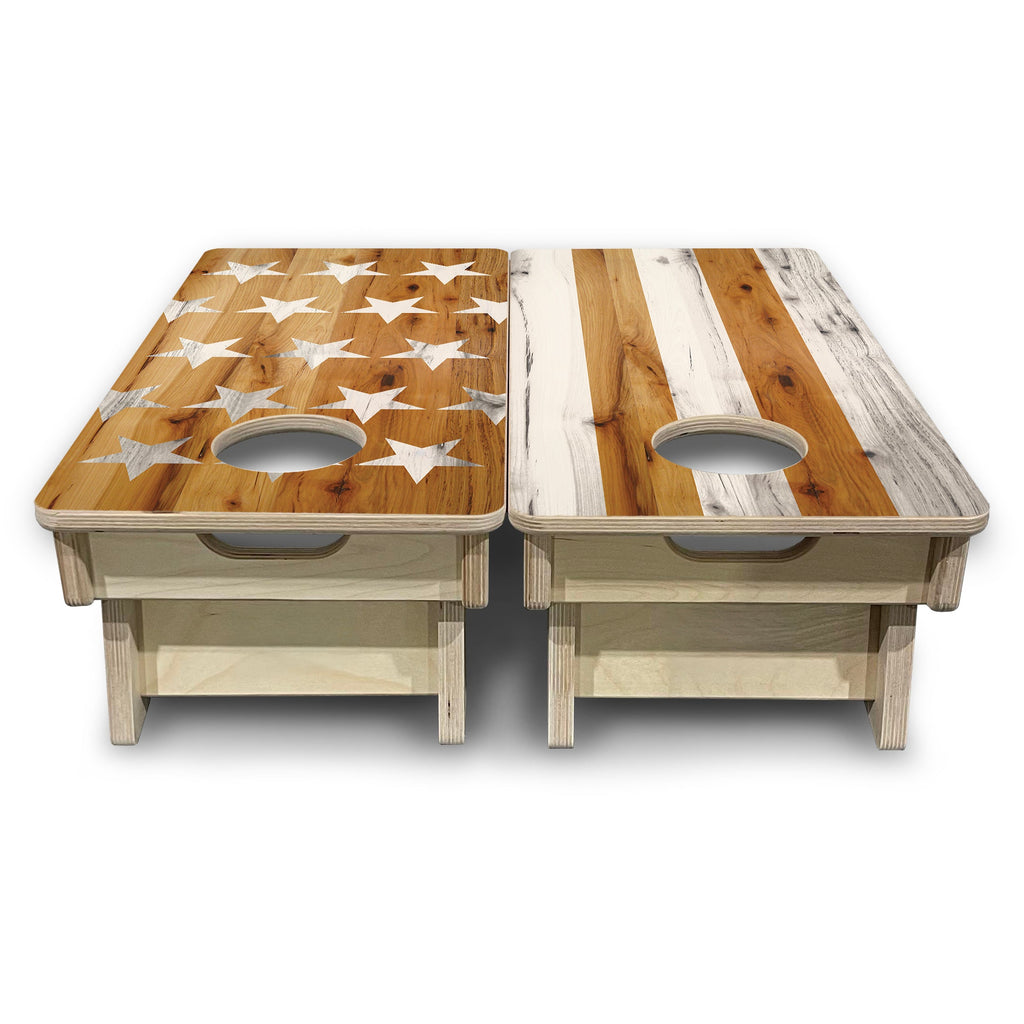 Large Stars & Stripes - Mini or Vacation Size Cornhole Boards