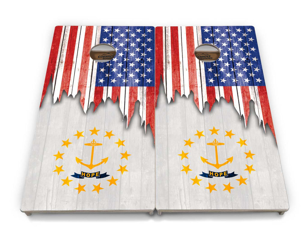 State Flags New Mexico to South Carolina Cornhole Boards - Professional Tournament Series
