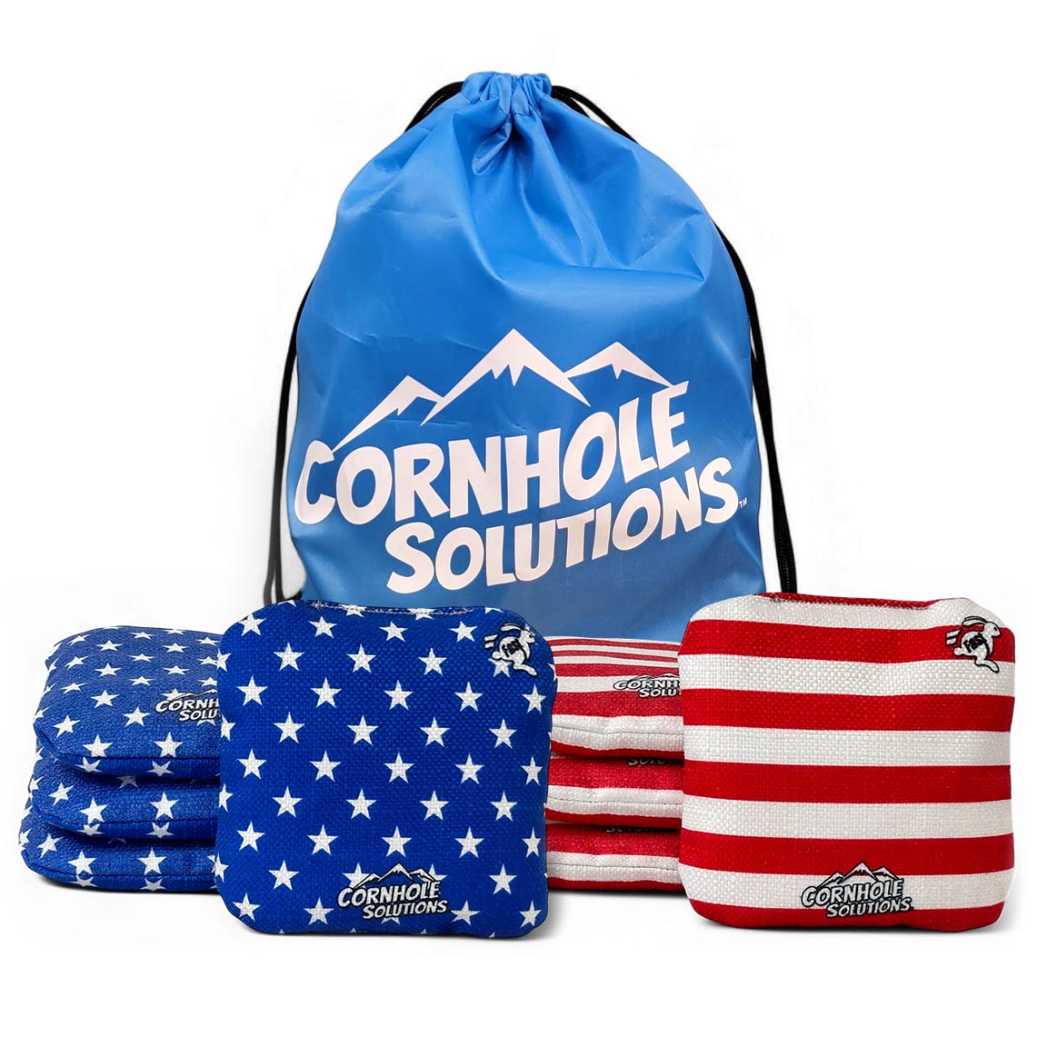 Stars & Stripes Bags Rec Cornhole Bags – Set of 8