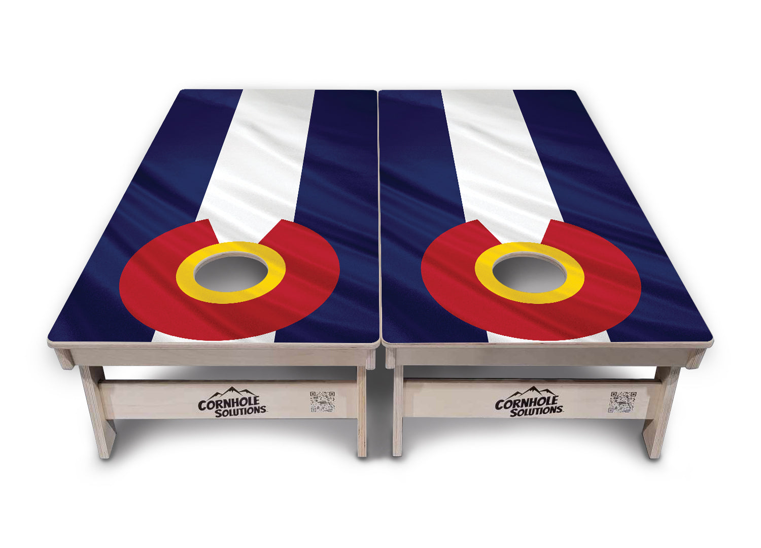 Colorful Colorado Flag Cornhole Boards - Professional Tournament Series